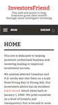 Mobile Screenshot of investorsfriend.com